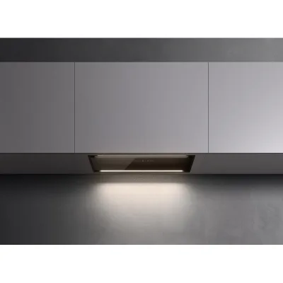 Falmec Cappa da incasso Parallel finitura nero da 76 cm