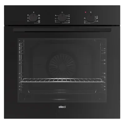 Elleci Forno elettrico multifunzione URBAN FVUR601BKNB finitura vetro BK nero da 60 cm