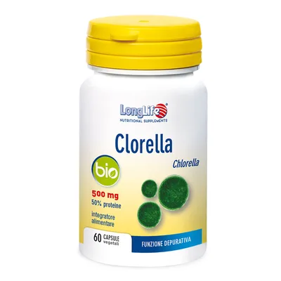 LongLife Clorella Bio Integratore Depurativo 60 Capsule Vegetali