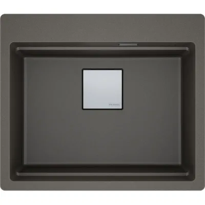 Franke: Lavello una vasca da Incasso KNG PRO 610-53 FTL 114.0751.844 finitura grigio ardesia da 59 cm