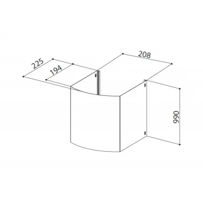 Faber Kit camino superiore 112.0157.262 finitura inox
