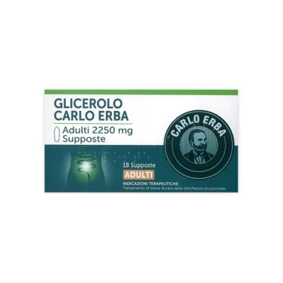 GLICEROLO*AD 18SUPP 2250MG