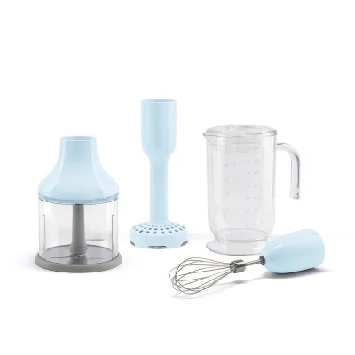 Smeg Kit accessori HBAC11PB per frullatore a immersione finitura azzurro - PROMOZIONE ATTIVA FINO AL 19/10
