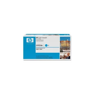TONER ORIGINALE HP COLOR 5500 C9731A 6829A004AA 645A CIANO 12K