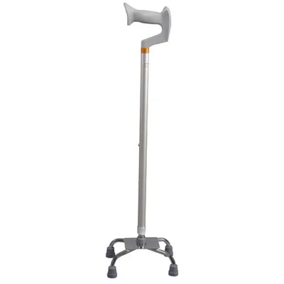 Quadripode brio in alluminio anodizzato con appoggio antibrachiale
