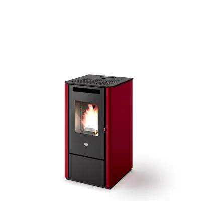 Eva Calòr Stufa a pellet KALI 9016015300 finitura rosso