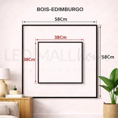 Kit di Boiserie LEDMall Home Pronto da Montare con Bordi Pretagliati mod. EDIMBURGO