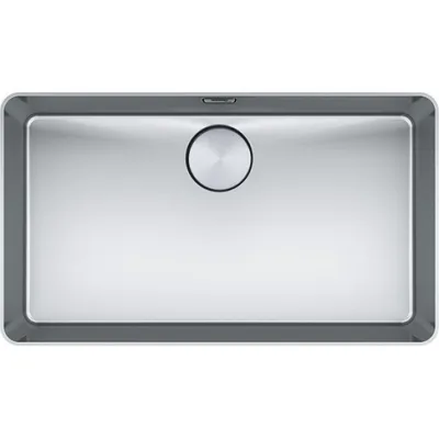 Franke Lavello una vasca Mythos Incasso Semifilo/Filotop MYX 210-70 127.0618.827 finitura inox satinato da 71,2x41,2 cm