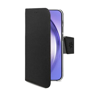 CELLY WALLY CASE GALAXY A55 5G/EE BLACK WALLY1064