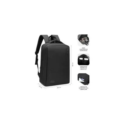 Zaino Subblim City Backpack laptop 15.6" - Scomparto imbottito - Resistente all'acqua
