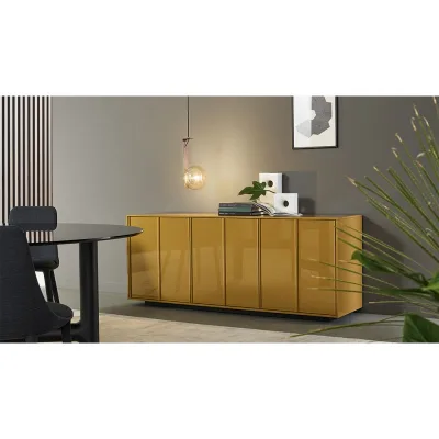Bonaldo Madia in appoggio Backdrop con base a zoccolo da L.181 cm e H.75 cm - 3 ante