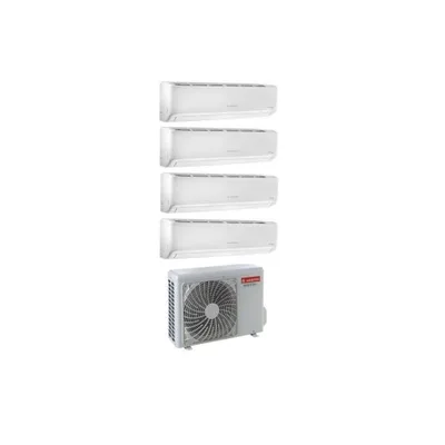 Climatizzatore Condizionatore Ariston Quadri Split 9000+9000+9000+12000 Btu Inverter Serie ALYS PLUS Con QUAD 110 XD0B-O R-32 Wi-Fi Optional 9+9+9+12 A+/A+