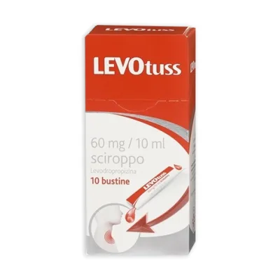LEVOTUSS SCIROPPO 10 BUSTINE 60MG/10ML