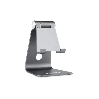 Supporto da tavolo per tablet Tooq - 3 posizioni - Base antiscivolo - Colore grigio