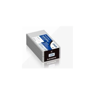 CARTUCCIA ORIGINALE EPSON SJIC22P(K) NERA COLORWORKS TM C3500 C33S020601