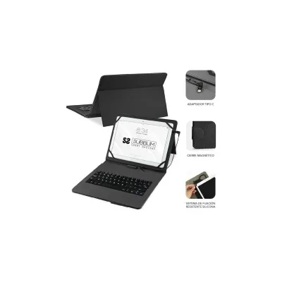 Subblim Keytab Pro USB Tastiera con custodia universale per tablet Comodità e flessibilità durante la digitazione