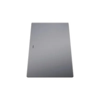 PRONTA CONSEGNA - Blanco | Tagliere in cristallo satinato 1227697 finitura silver da 24x43.5 cm