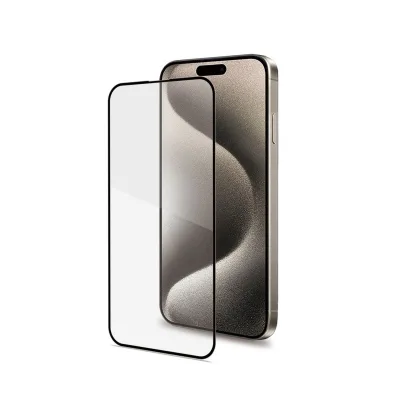 CELLY FULL GLASS IPHONE 16 BLACK FULLGLASS1078BK