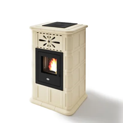 Eva Calòr Stufa a pellet MARIA 901638800 finitura crema