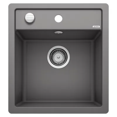 Blanco Lavello una vasca DALAGO 45-F 1518847 finitura grigio roccia da 45.5x50 cm - Filotop