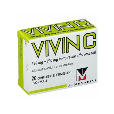 VIVIN C 20 COMPRESSE EFFERVESCENTI 330MG+200MG