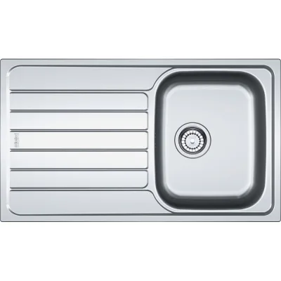 PRONTA CONSEGNA - Franke: Lavello una vasca con gocciolatoio a sinistra Spark Incasso SKX 611-86 101.0714.037 finitura inox satinato da 86x50 cm