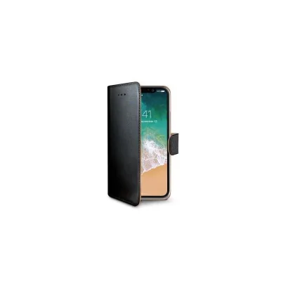 CELLY WALLY CASE IPHONE XS/X BLACK WALLY900