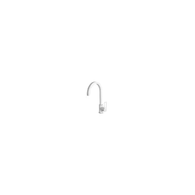 Elleci Miscelatore monocomando con canna girevole BRIDGE MKKBRI96 finitura K96 bianco