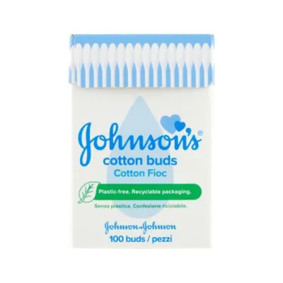 Johnson's Baby Cotton Fioc 100% Cotone Puro 100pz