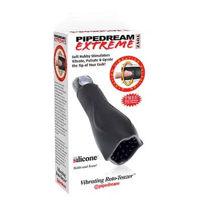 PIPEDREAM EXTREME VIBRATING ROTO-TEAZER – NERO masturbatore uomo