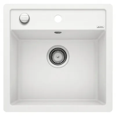 Blanco Lavello una vasca DALAGO 5-F 1518532 finitura bianco da 50.5x50 cm - Filotop