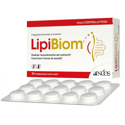 Lipibiom 30 compresse masticabili senza glutine senza lattosio