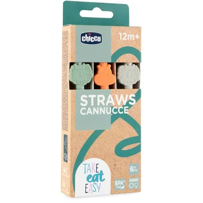 Chicco Cannucce Silicone 12m+