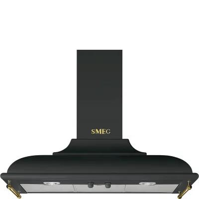 Smeg Cappa a parete KC19AOE finitura antracite e ottone da 90 cm - IN PROMOZIONE FINO AL 30/06