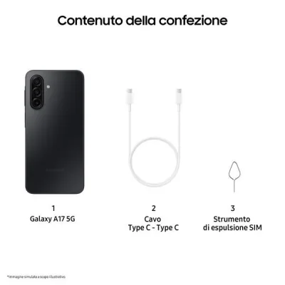 GALAXY A17 5G 128GB BLACK EE SM-A176BZKAEEE