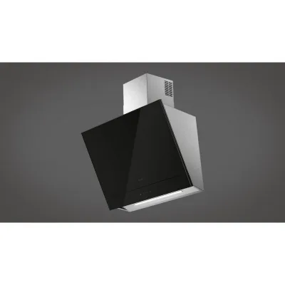 Fulgor Cappa a parete FCLHD 900 TC BK finitura vetro nero da 90 cm