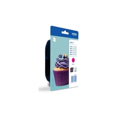 CARTUCCIA ORIGINALE BROTHER LC123MBP MAGENTA LC-123M DCP-J 4110