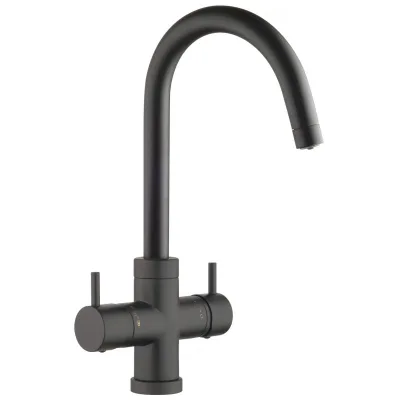 Schock Miscelatore 4 vie a doppio comando AQUAPURA 4 VIE SXPUR4BK finitura nero