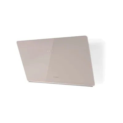 PRONTA CONSEGNA - Faber Cappa a parete GLAM LIGHT ZERO DRIP SAND A80 330.0615.674 finitura vetro sabbia da 80 cm