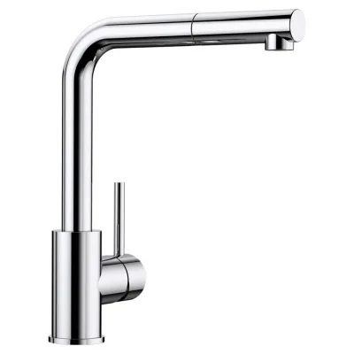 PRONTA CONSEGNA - Blanco Miscelatore monocomando con doccetta estraibile MILA-S 1519810 finitura cromato