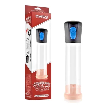 Lovetory Maximizer worx VX4 pompa per il pene automatica masturbatore vagina a 3 livelli + omaggio