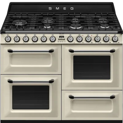 Smeg S Cucina TR4110P1 con tre forni e piano cottura gas finitura panna da 110x60 cm - PROMOZIONE ATTIVA FINO AL 19/10