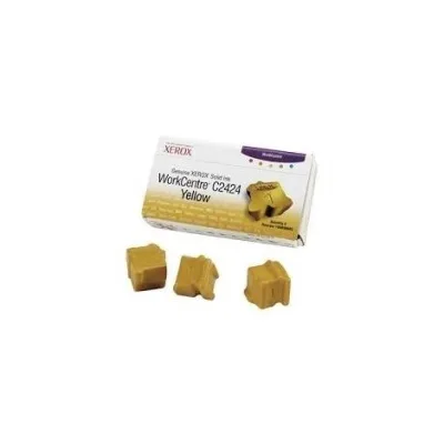 CARTUCCIA ORIGINALE XEROX 108R00662 Workcentre 2424 C-2424 GIALLO 3 STICKS