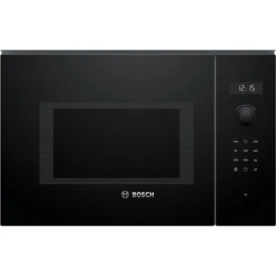 PRONTA CONSEGNA - Bosch Microonde da incasso BEL554MB0 finitura vetro nero da 60 cm - Serie 6