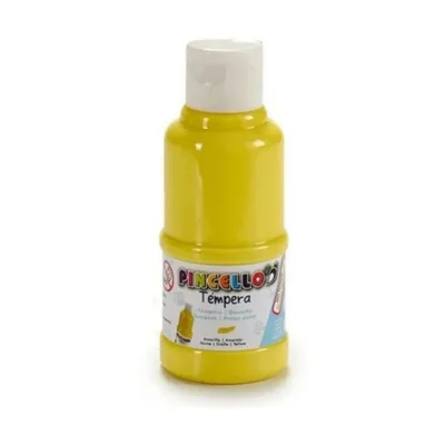 Pittura a tempera Pincello Giallo 120 ml