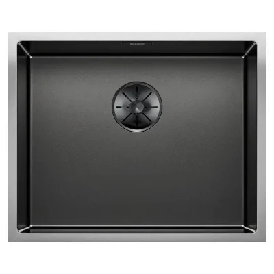 Blanco | Lavello a una vasca CLARON 500-U Dark Steel 1527834 finitura durinox dark steel da 54x44 cm - Sottotop