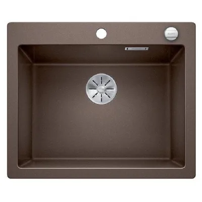 Blanco Lavello una vasca PLEON 6 1521688 finitura caffè da 61.5x51 cm - Sopratop
