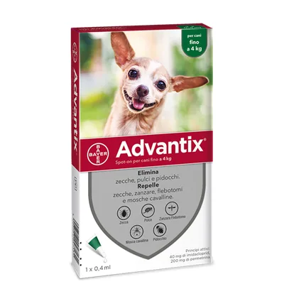 ADVANTIX Spot-On 1x0,4ml 0-4Kg