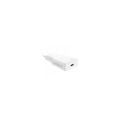 CELLY USB-C SLIM WALL CHARGER 25W WHITE SLIMTC1C25WWH