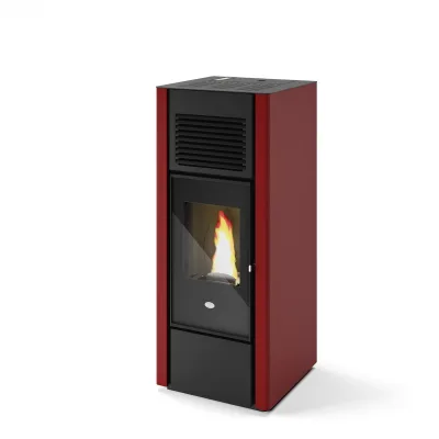 Eva Calòr Stufa a pellet GIUSY 9016048200 finitura rosso